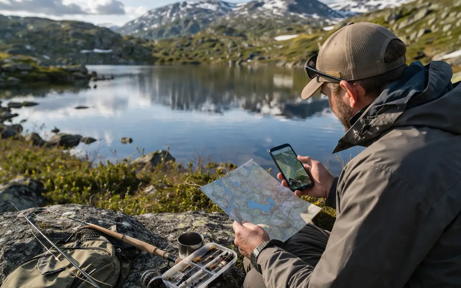 Supporting image for Ørretfiske lisens Norge 2026: pris, sesong og valg av innsjøkort focused on Slik velger du riktig fiskekort første gang