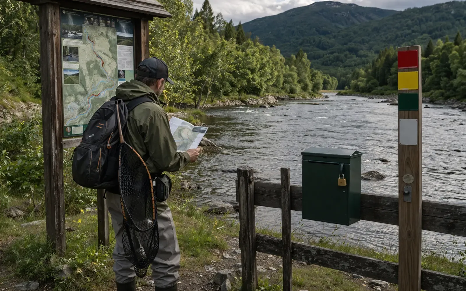 Supporting image for Laksefiske tillatelse 2026: Alta, Gaula og valg av riktig elvekort focused on Prisnivå, tillegg og lokale forskjeller