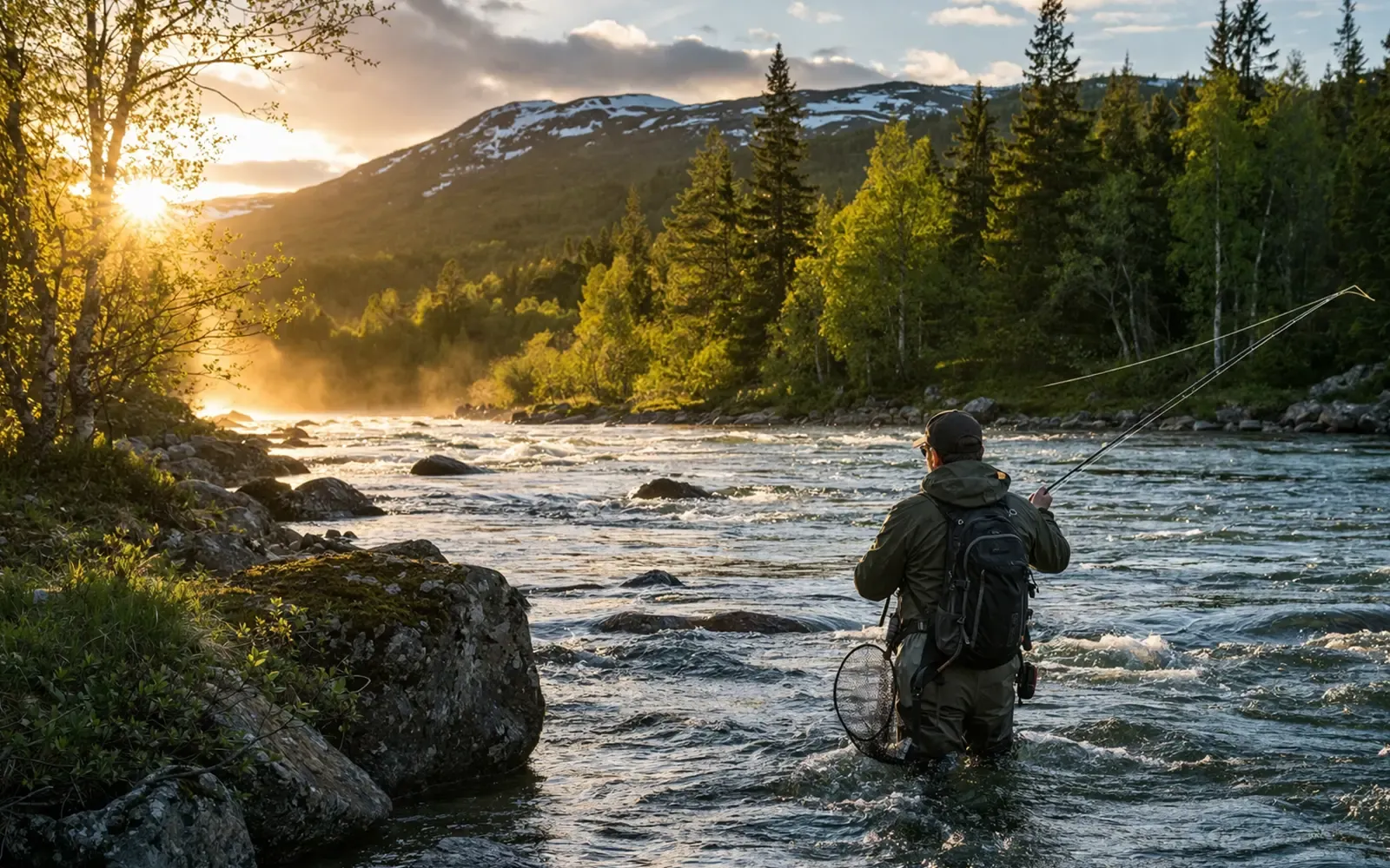Featured image for Fiske sesong kalender 2026: når åpner laks, ørret og sjøørret?