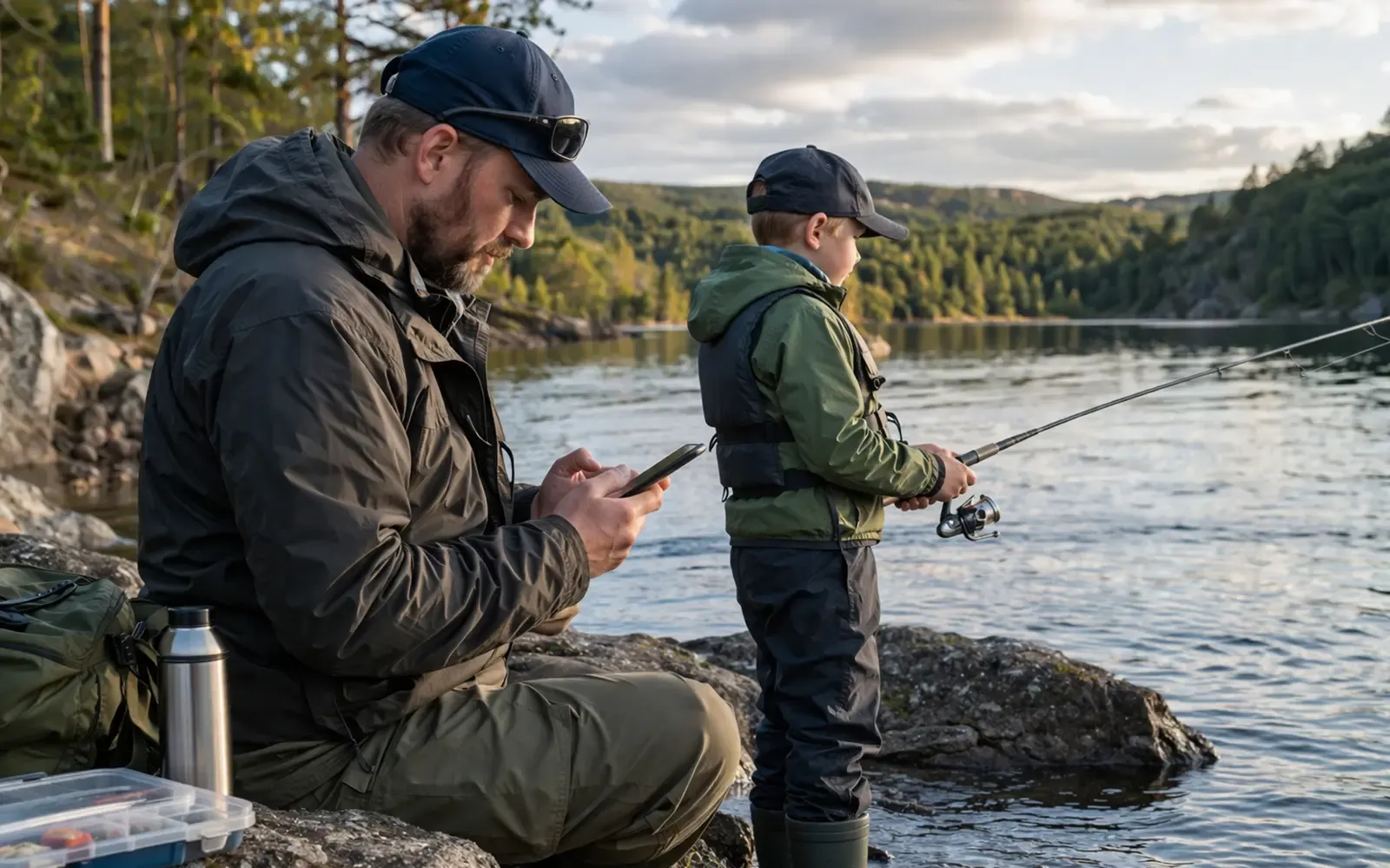 Supporting image for Fiskekort alder Norge: regler for barn, ungdom og voksne focused on Slik velger du riktig fiskekort første gang