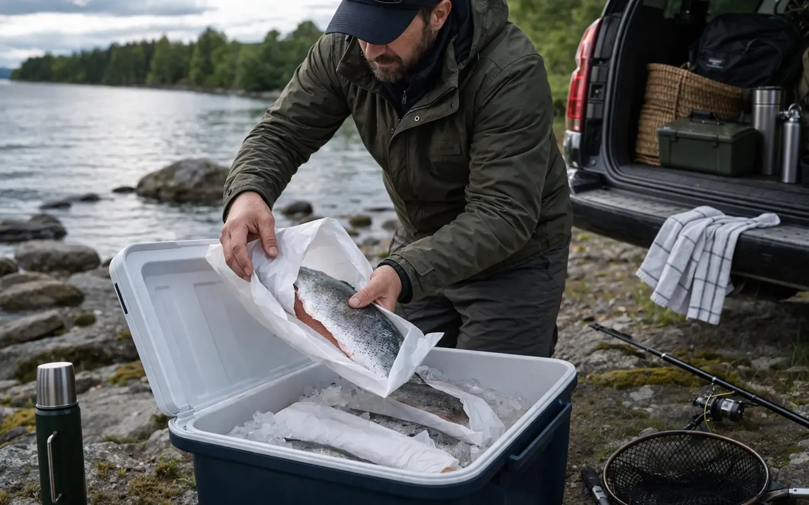 Featured image for Fisketransport regler: hva kan du ta med hjem fra fisketuren?