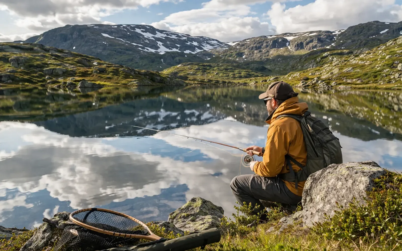 Illustrasjonsbilde for artikkel om Ørretfiske lisens Norge 2026: pris, sesong og valg av innsjøkort