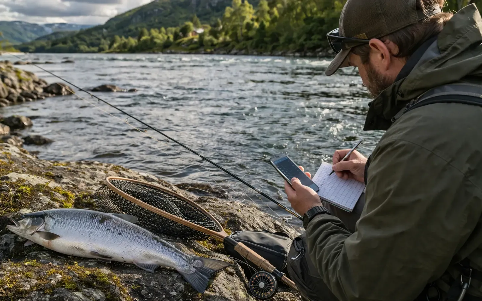 Supporting image for Salmonfiske kvote 2026: regler for laks, fangstgrense og premium kort focused on Prisnivå, tillegg og lokale forskjeller